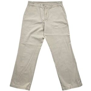Patagonia Duck Pants Organic Cotton Canvas 56825 Khaki Tan Mens 36x31